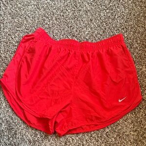 Nike Women's Vibrant Red Athletic Shorts